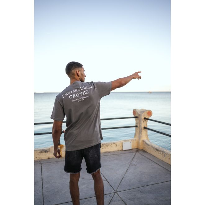 Afbeelding van Croyez Fraternité T-Shirt Vintage Grey