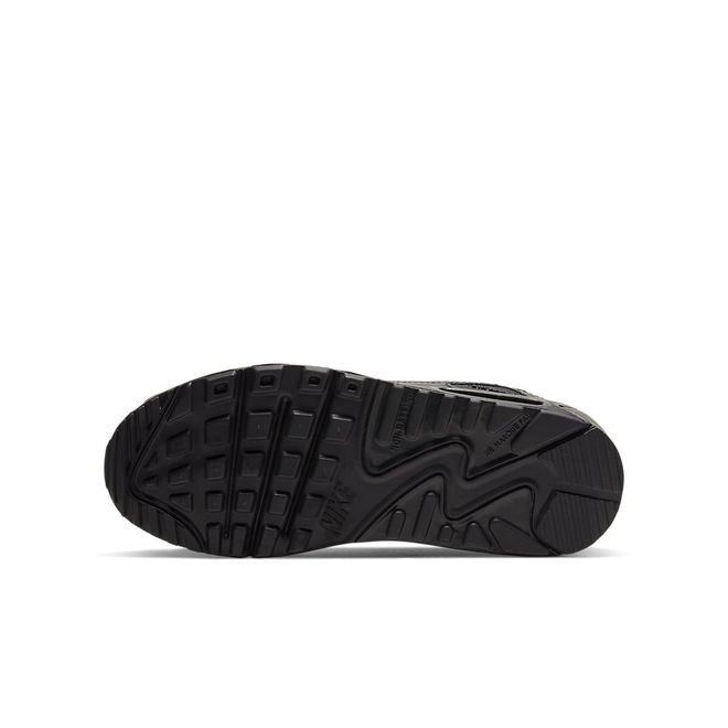 Afbeelding van Nike Air Max 90 Kids Leather Triple Black