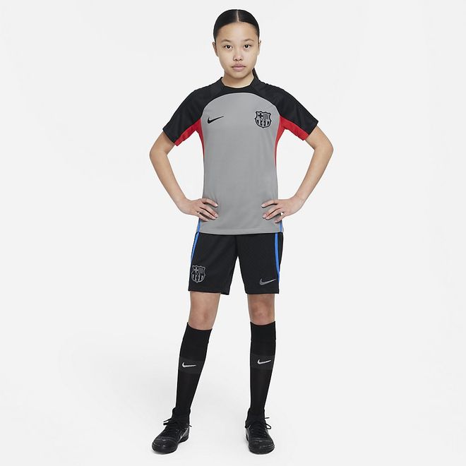 Afbeelding van FC Barcelona Strike Nike Dri-FIT Voetbaltop Kids Dark Steel Grey