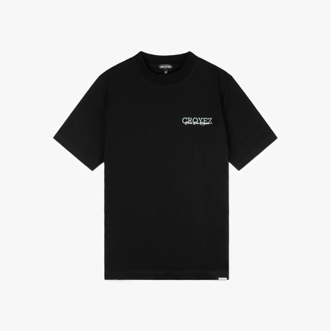 Afbeelding van Croyez Frères T-Shirt Black Blue Surf