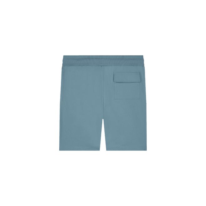 Afbeelding van Malelions Men Logo Short Smoke Blue