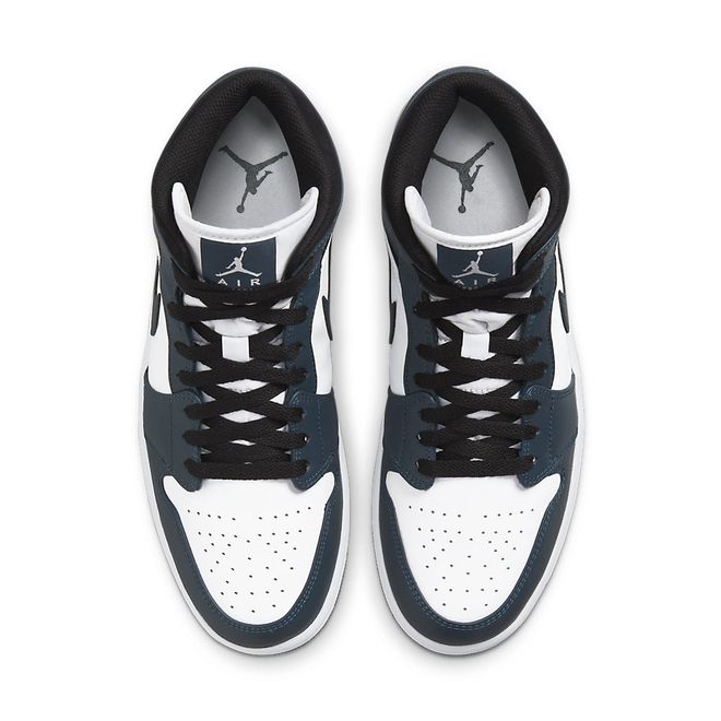 Afbeelding van Nike Air Jordan 1 Mid Black Amory Navy