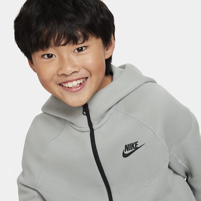 Afbeelding van Nike Sportswear Tech Fleece Hoodie Kids Mica Green