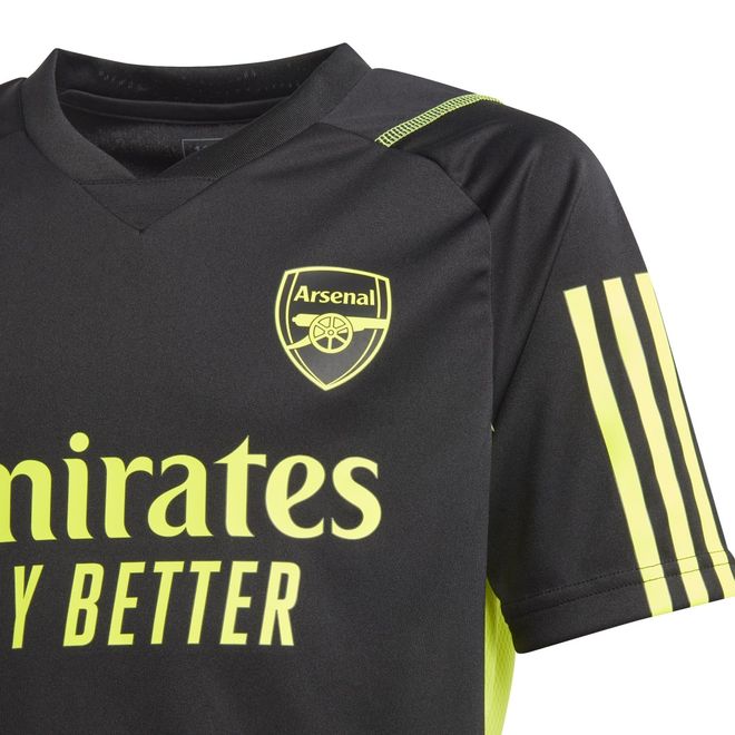 Afbeelding van Arsenal Tiro 23 Training Voetbalshirt Kids Black