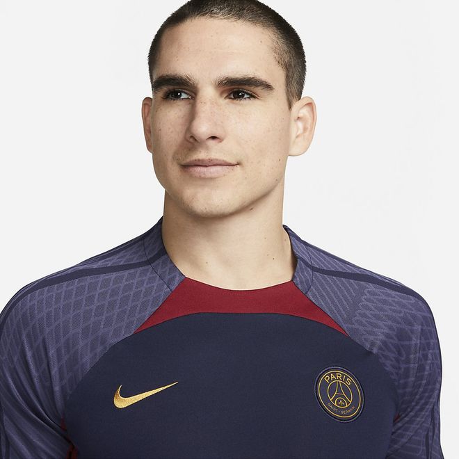 Afbeelding van Paris Saint-Germain Strike Nike Dri-FIT Voetbaltop Blackened Blue