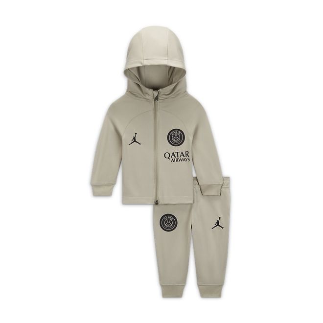 Afbeelding van Paris Saint-German Strike Nike Dri-FIT Knit Voetbaltrainingspak met Capuchon Baby Stone