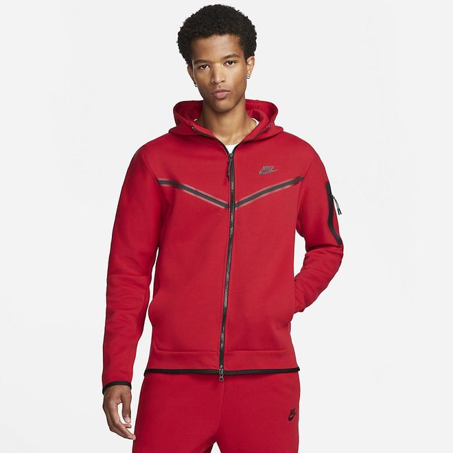 Afbeelding van Nike Sportswear Tech Fleece Hoodie Gym Red