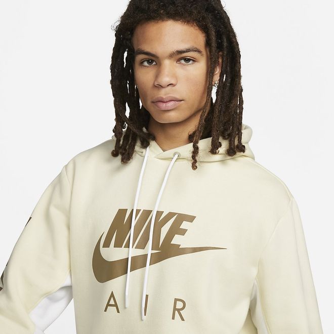 Afbeelding van Nike Air hoodie Tilt Set Creme
