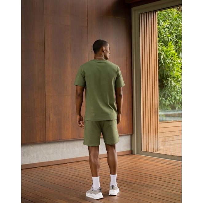 Afbeelding van Malelions Men Logo Short Light Army