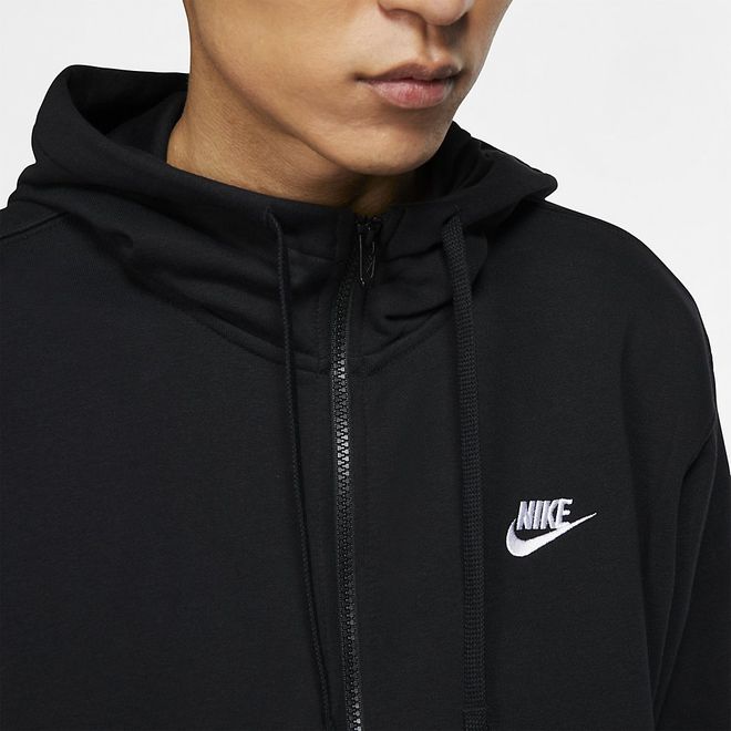 Afbeelding van Nike Sportswear Club Hoodie met rits Black Black