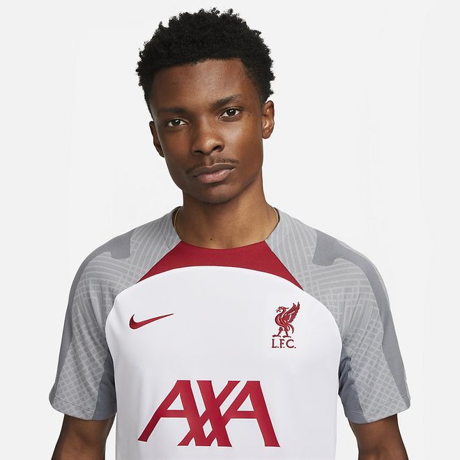 Afbeelding van Liverpool FC Strike Nike Dri-FIT Voetbaltop White Smoke Grey