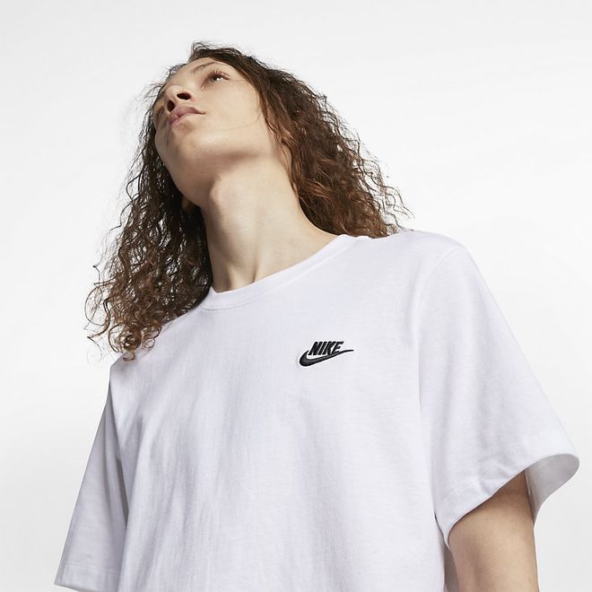 Afbeelding van Nike Sportswear Club T-Shirt White