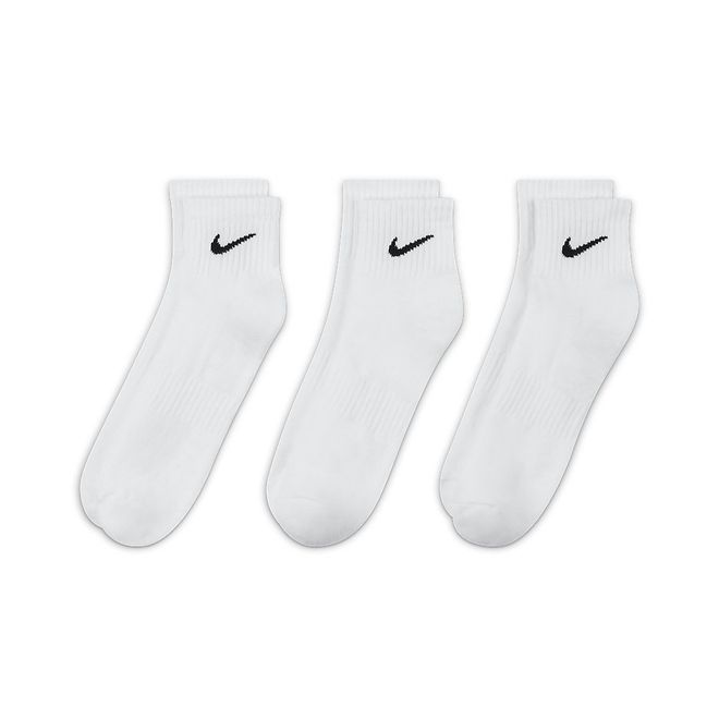 Afbeelding van Nike Everyday Cushioned Trainingsenkelsokken 3 paar White