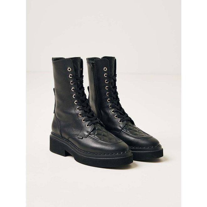 Afbeelding van Nubikk Finn Aubine Ladies Ankle Boot Black Leather