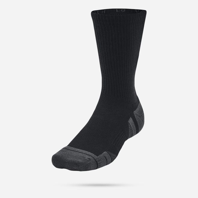 Afbeelding van Unisex UA Performance Tech Crew sokken 3 paar Black