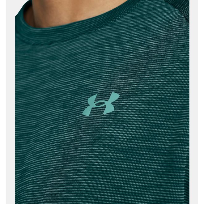 Afbeelding van Under Armour Herenshirt Tech™ Textured Hydro Teal / Radial Turquoise - 449