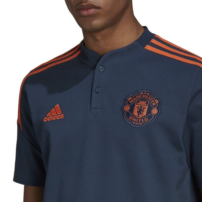 Afbeelding van Manchester United Condivo 22 Polo Set Crew Navy