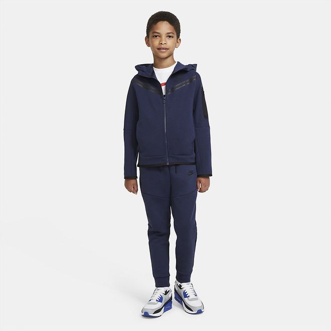 Afbeelding van Nike Sportswear Tech Fleece Hoodie Kids Midnight Navy