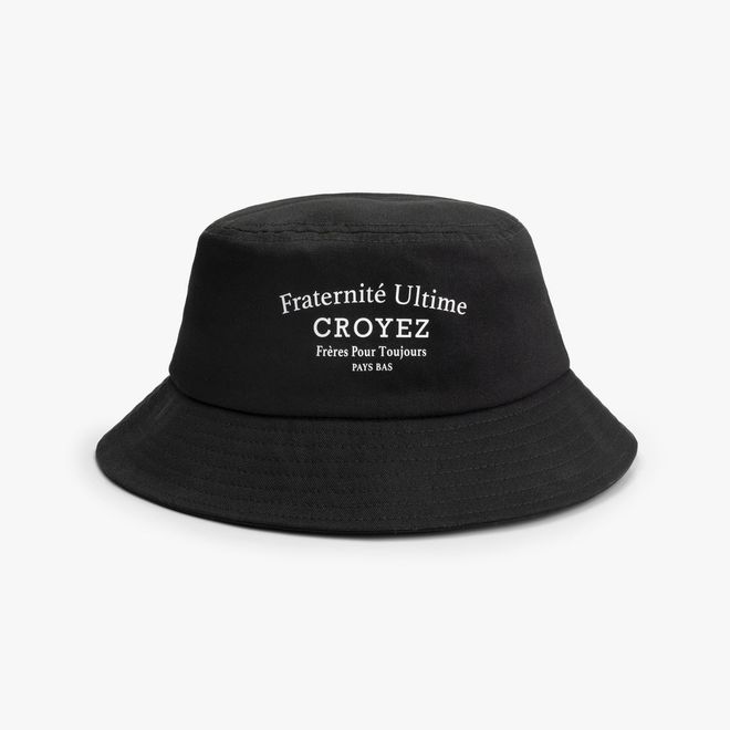 Afbeelding van Croyez Fraternité Bucket Hat Black White
