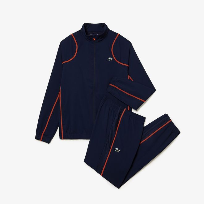 Afbeelding van Lacoste Trainingspak Navy Oranje