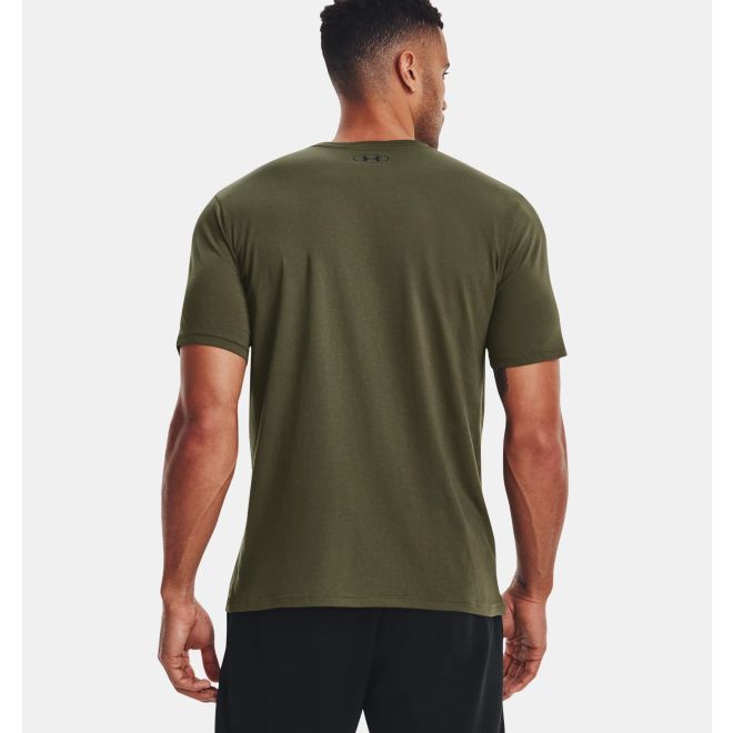 Afbeelding van Under Armour T-Shirt Sportstyle Left Chest Marine OD Green Black - 390