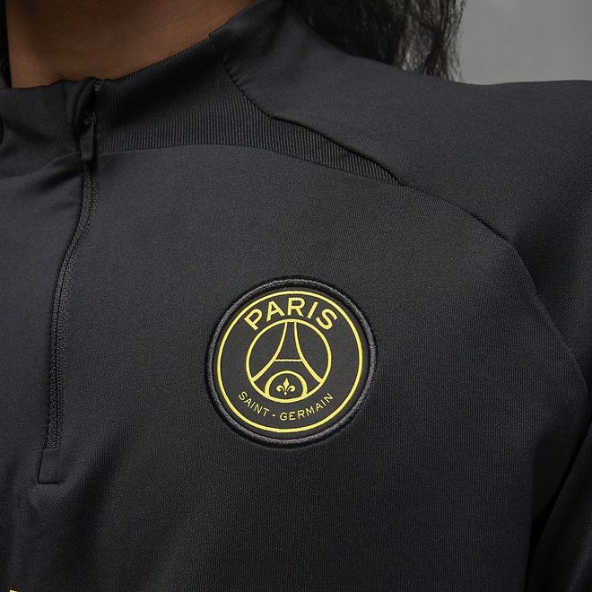 Afbeelding van Paris Saint-Germain Strike Jordan Dri-FIT Voetbaltrainingstop Black Tour Yellow