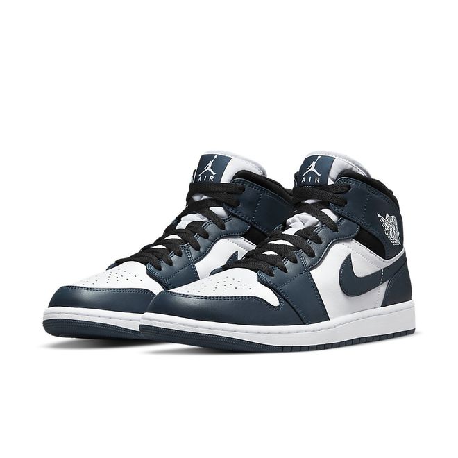 Afbeelding van Nike Air Jordan 1 Mid Black Amory Navy