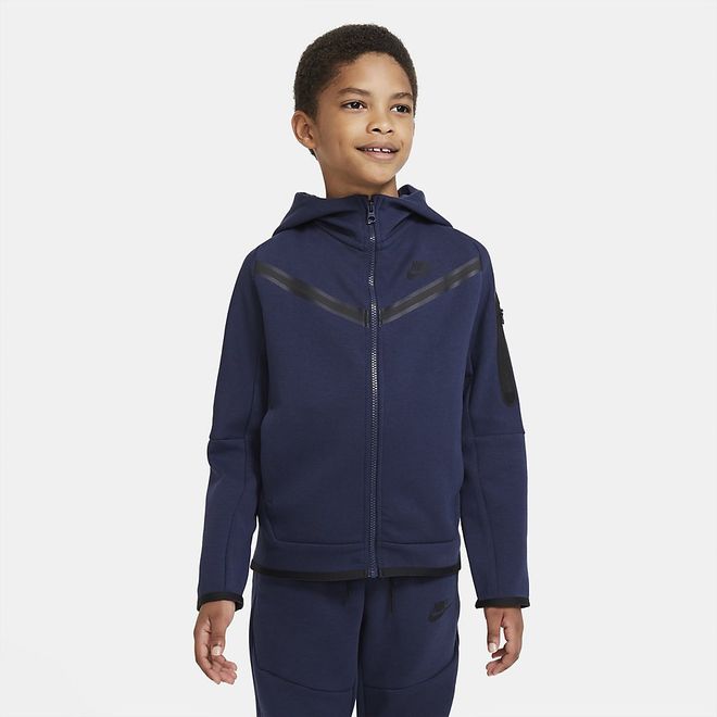 Afbeelding van Nike Sportswear Tech Fleece Hoodie Kids Midnight Navy