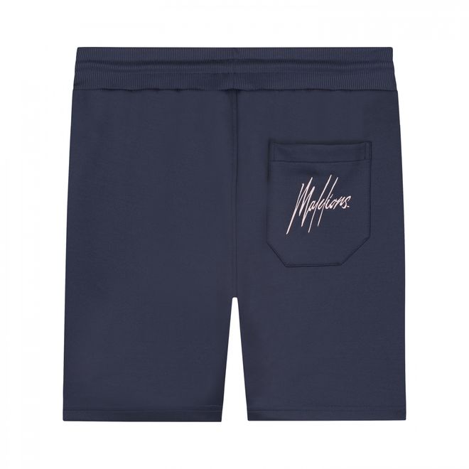 Afbeelding van Malelions Sport Pre-Match T-Shirt + Short Set Pink Navy