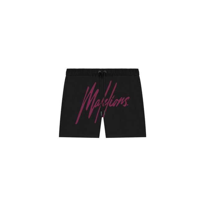 Afbeelding van Malelions Men Essentials Short Black Cherry