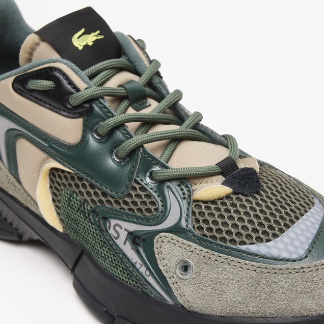 Afbeelding van Lacoste L003 Neo Sneakers van Textiel voor Heren Khaki Dark Green