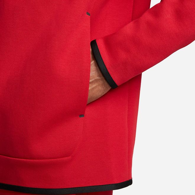 Afbeelding van Nike Sportswear Tech Fleece Hoodie Gym Red