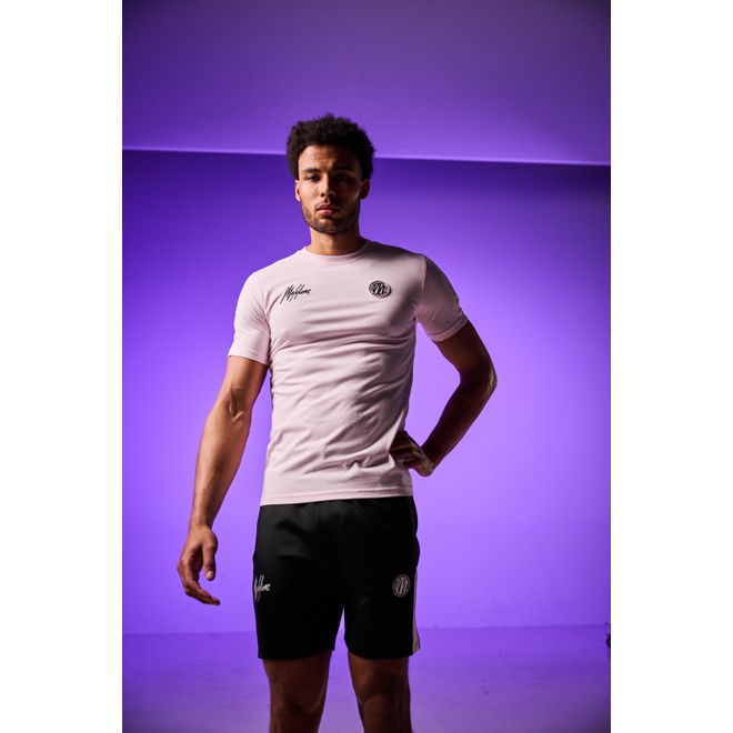 Afbeelding van Malelions Sport Transfer T-Shirt Pink White