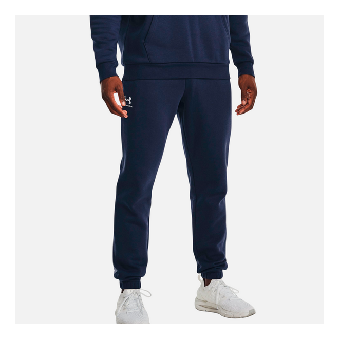 Afbeelding van Under Armour Herenjoggingbroek Essential Fleece Navy