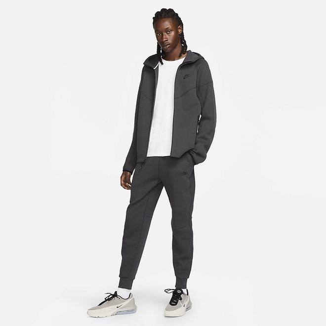 Afbeelding van Nike Tech Fleece Windrunner Hoodie Anthracite Zwart