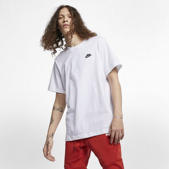 Afbeelding van Nike Sportswear Club T-Shirt White