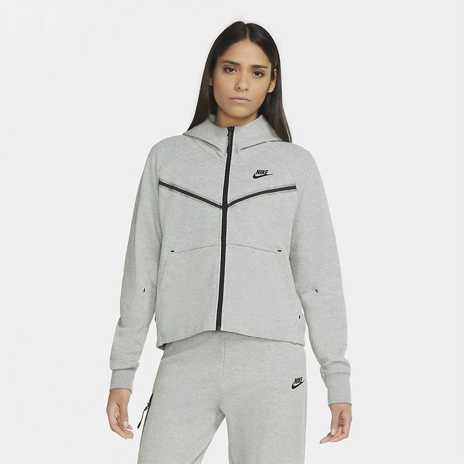 Afbeelding van Nike Sportswear Tech Fleece Hoodie WMNS Dark Grey Heather
