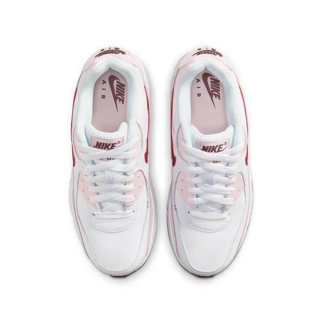 Afbeelding van Nike Air Max 90 Kids Leather White Pink Foam