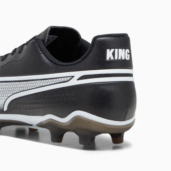 Afbeelding van Puma King Match FG Voetbalschoenen Black White