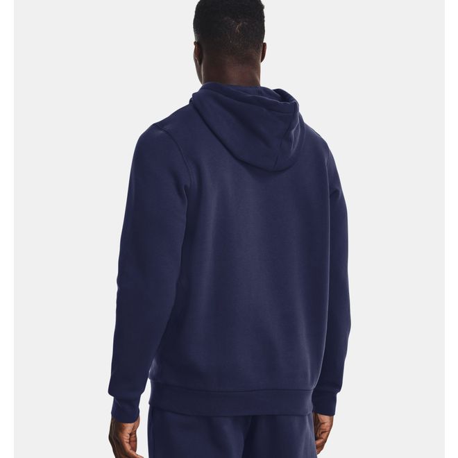 Afbeelding van Under Armour Herenhoodie Essential Fleece Navy