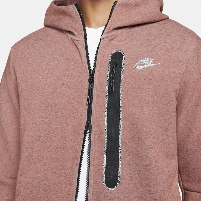 Afbeelding van Nike Sportswear Tech Fleece Hoodie Redstone Red