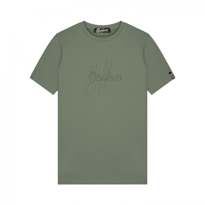 Afbeelding van Malelions Men Essentials T-Shirt + Short Set Dark Sage