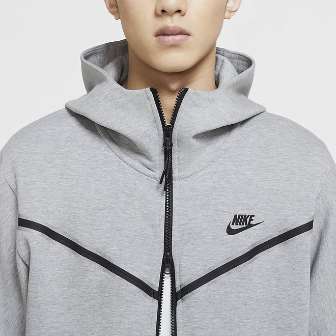 Afbeelding van Nike Sportswear Tech Fleece Hoodie Dark Grey Heather