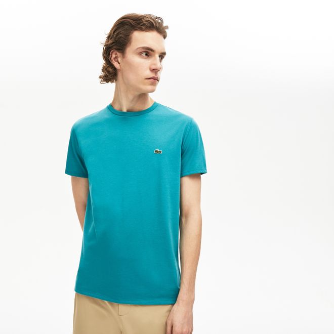 Afbeelding van Lacoste T-shirt met Ronde Hals Blue