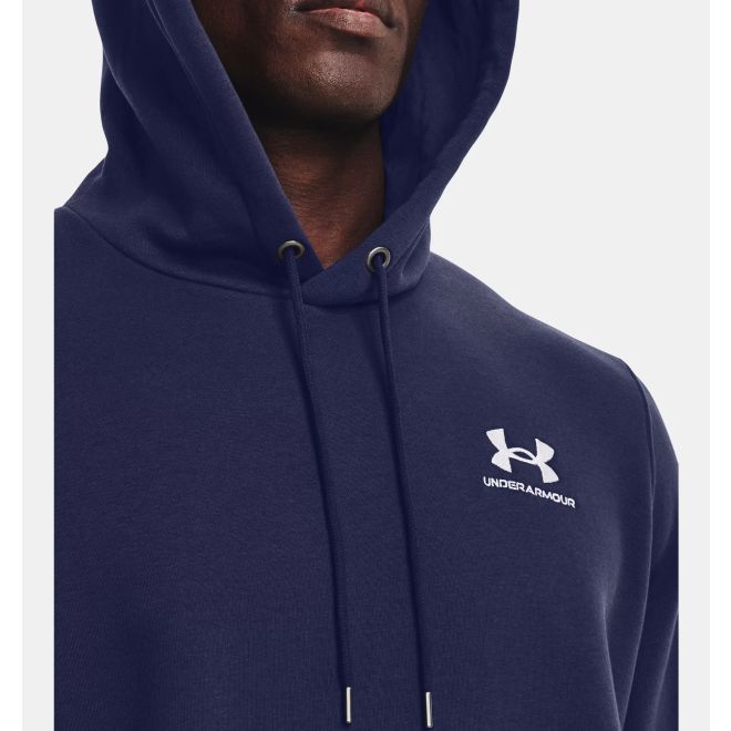 Afbeelding van Under Armour Herenhoodie Essential Fleece Navy