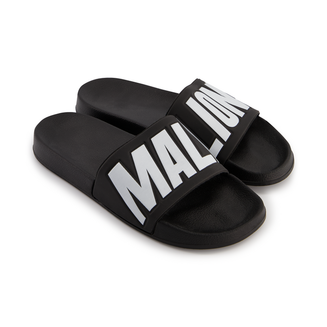 Afbeelding van Malelions Sport Nium Slides Black White