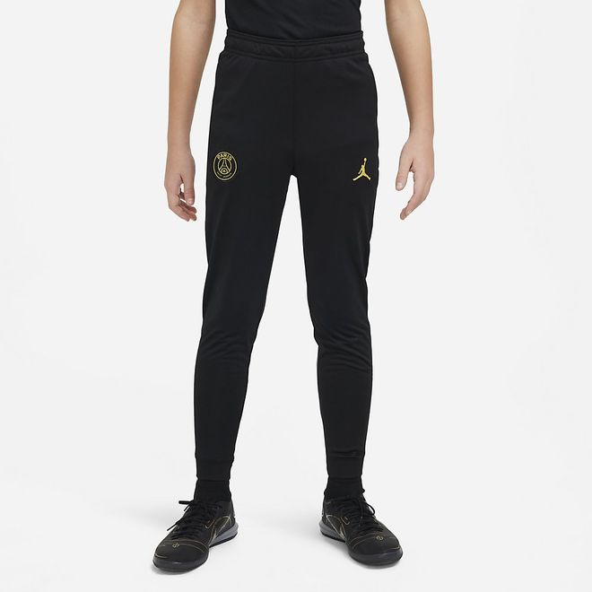 Afbeelding van Paris Saint-Germain Strike Vierde Jordan Dri-FIT Voetbaltrainingspak Kids Black Tour Yellow