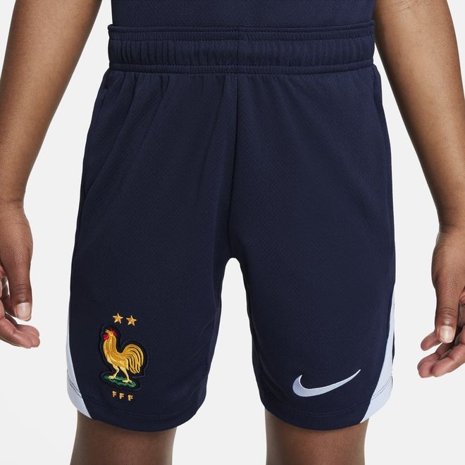 Afbeelding van Nike FFF 24/25 Strike Dri-FIT Knit Voetbalshort Kids Blackened Blue
