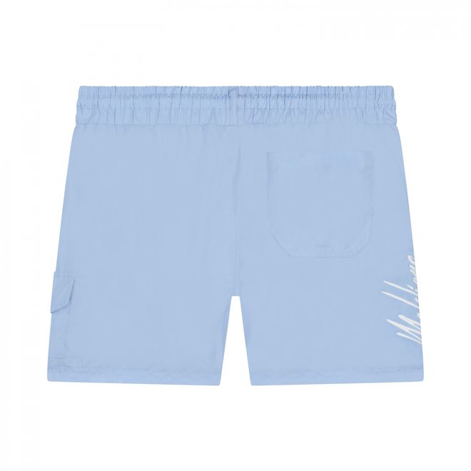 Afbeelding van Malelions Men Signature + Short Set Light Blue