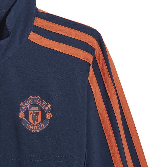 Afbeelding van Manchester United Condivo 22 Presentation Trainingspak Little Kids Crew Blue